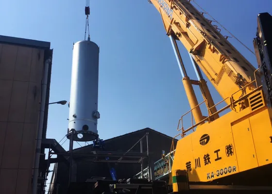 プラント工事の現場